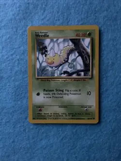 Weedle 69/102 - Common 1999 English Base Set Pokemon Card -nm - Image 1