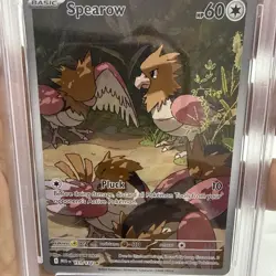 2025 Pokemon Meg EN Spearow Illustration Rare #151 PSA 10 Gem MT - Image 3