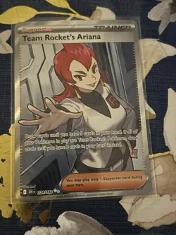 Team Rocket's Ariana 224/182 Ultra Rare Destined Rivals Pokemon NM - Image 1