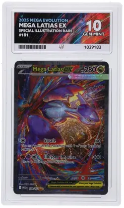 Pokemon TCG Mega Latias EX 181/132 Mega Evolution SIR Ace 10 - Perfect Subs - Image 1
