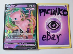 Pokemon - Mew V - 113/264 - Fusion Strike - Ultra Rare - NM - Image 1