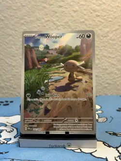 Pokemon TCG Paldean Wooper 102/094 Phantasmal Flames - Image 1