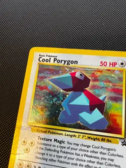 Pokemon TCG Cool Porygon 15 Black Star Promos Holo MP With Swirl 🌀 - Image 4