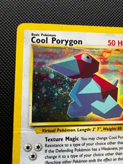 Pokemon TCG Cool Porygon 15 Black Star Promos Holo MP With Swirl 🌀 - Image 5