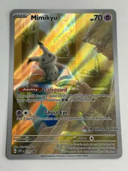 Mimikyu 075 Pokemon Center Exclusive Scarlet & Violet Stamped Promo - Image 1