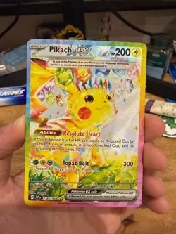 Pokemon TCG: Pikachu ex 238/191 Surging Sparks Special Illustration Rare - Image 1
