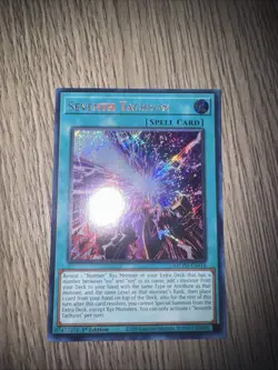 Seventh Tachyon - MZTM-EN016 - Secret Rare - 1st Edition LP Yugioh Maze of the M - Image 1