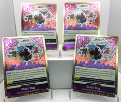 Black Bug Playset - OP06-077 x4 - Wings of the Captain - One Piece TCG - English - Image 1