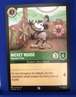 Mickey Mouse 80/204 Disney Lorcana Fabled Card - Image 1