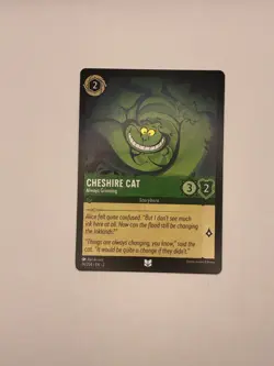 Disney Lorcana Rise of the Floodborn Cheshire Cat Always Grinning 74/204 Nonfoil - Image 1