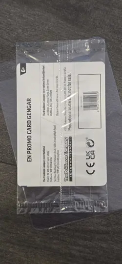 Gengar 050/088 EB Games Promo Pokemon TCG Card SEALED - Image 2