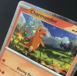 Charmander (Cosmos Holo) 004/165 Sv: Scarlet & Violet Promo *SWIRL* Pokemon Card - Image 3