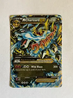 M Charizard EX 69/106 Flashfire Mega Holo Ultra Rare Pokemon TCG Card - Image 1