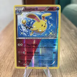 Azumarill 77/114 Reverse Holo XY Steam Siege 2016 Pokemon TCG Card NM - Image 1