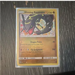 Pokemon Shining Rayquaza 56/73 Holo Card Shining Legends Nintendo English - Image 1
