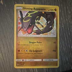 Pokemon Shining Rayquaza 56/73 Holo Card Shining Legends Nintendo English - Image 2