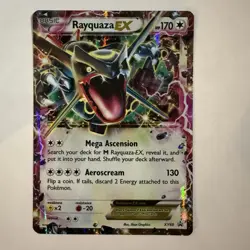 Rayquaza EX XY69 XY Promos Holo Promo Pokemon Card English Basic 170 HP - Image 1