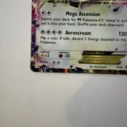 Rayquaza EX XY69 XY Promos Holo Promo Pokemon Card English Basic 170 HP - Image 5