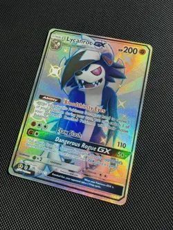 Lycanroc GX (SV66) SV66/SV94 Hidden Fates: Shiny Vault - Pokemon Card - NM - Image 2