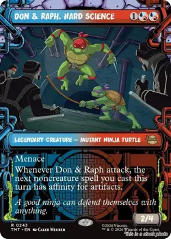 Don & Raph, Hard Science (Showcase) [TMT - 243] - NM TCG MTG - Image 1
