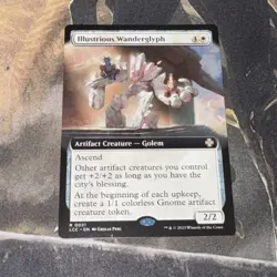 Illustrious Wanderglyph X1 Mtg Commander Lost Caverns Of Ixalan Nm Extended Art - Image 1