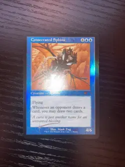 Consecrated Sphinx Retro Frame Foil Secret Lair Festival Box Las Vegas 2026 MTG - Image 2