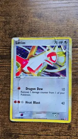 Pokemon Latias Holo – EX Latias & Latios Trainer Kit 4/10 – English – LP / HP - Image 1