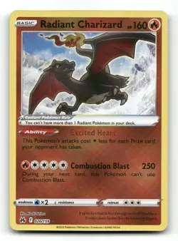 Radiant Charizard 020/159 - Crown Zenith - Pokemon Card NM/M - Image 1