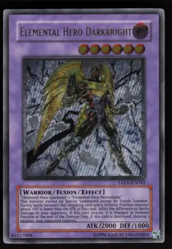Elemental Hero Darkbright (UTR) TAEV-EN042 Ultimate Rare TWED ENHANCED YU-GI-OH - Image 1
