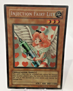~ Yu-Gi-Oh! Injection Fairy Lily LOD-100 Secret Rare OG Unlimited Near Mint - Image 1