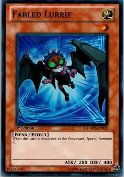 Yugioh Fabled Lurrie HA02-EN031 1st Edition Super Rare NM - Image 1