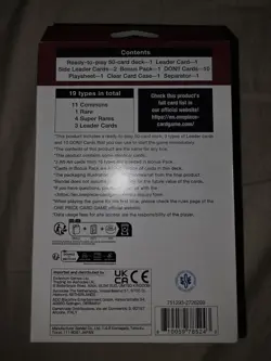 One Piece Ultra Deck the Three Brothers ST-13 Sealed - Image 3