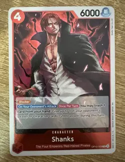 4 x One Piece TCG OP12-008 Rare (R) Shanks NM English (Playset) - Image 2
