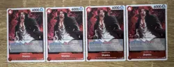 4 x One Piece TCG OP12-008 Rare (R) Shanks NM English (Playset) - Image 3