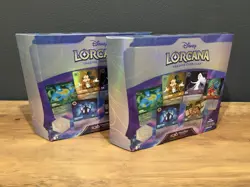 Lorcana TCG Rise of the Floodborn Disney 100 Collectors Edition Gift Set X2 New - Image 1