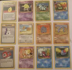 Vintage Pokemon Tcg Wotc Card Lot Mixed Jungle Base Fossil Gym - Image 1