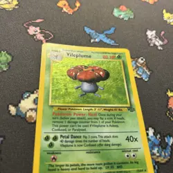 Vileplume 15/64 PL -Vintage Rare Holo Pokemon Card- Jungle (2z) - Image 2