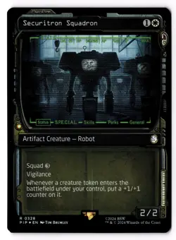 Securitron Squadron (Showcase) 328 Universes Beyond: Fallout Foil NM - Image 1