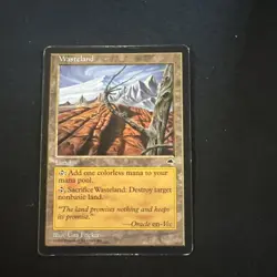 MTG Wasteland Tempest MP Magic the Gathering Card - Image 1