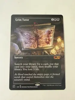 Grim Tutor (Alternate Art) Core Set 2021 - Image 1