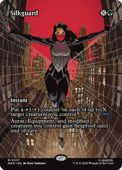 Silkguard (Borderless) 37 Marvel Universe Eternal-Legal NM EN - Image 1