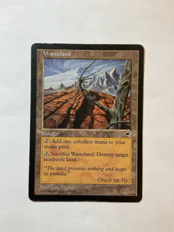 MTG Wasteland Tempest MP Magic the Gathering Card - Image 1
