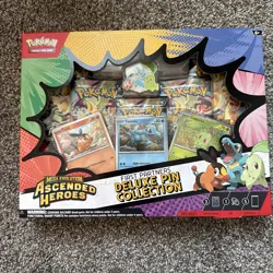 Pokemon Ascended Heroes First Partner Deluxe Pin Collection Sealed New - Image 1
