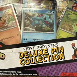 Pokemon Ascended Heroes First Partner Deluxe Pin Collection Sealed New - Image 3
