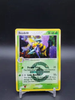 Beedrill 1/112 FireRed & LeafGreen Reverse Holo DMG Pokemon Card - Image 1