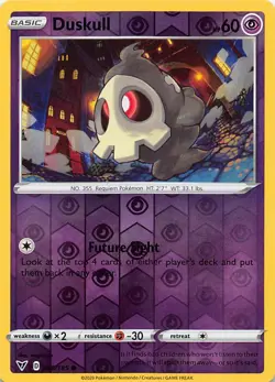 Duskull 069/185 Common Vivid Voltage Reverse Holo Near Mint - Image 1