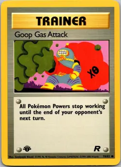 Goop Gas Attack 78/82 Common Team Rocket Pokemon 1st Edition Near Mint - Image 1
