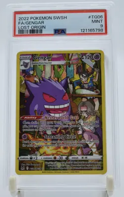 Gengar TG06 PSA 9 Lost Origin 2022 SWSH English Pokemon Card Mint - Image 1
