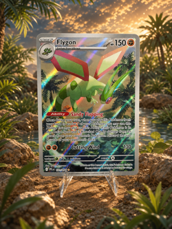 Pokemon Flygon 101/094 Illustration Rare Mega Evolutions Phantasmal Flames - NM - Image 1