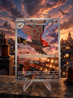 Pokemon Talonflame 091/088 Holo - Illustration Rare Perfect Order NM/M - Image 1